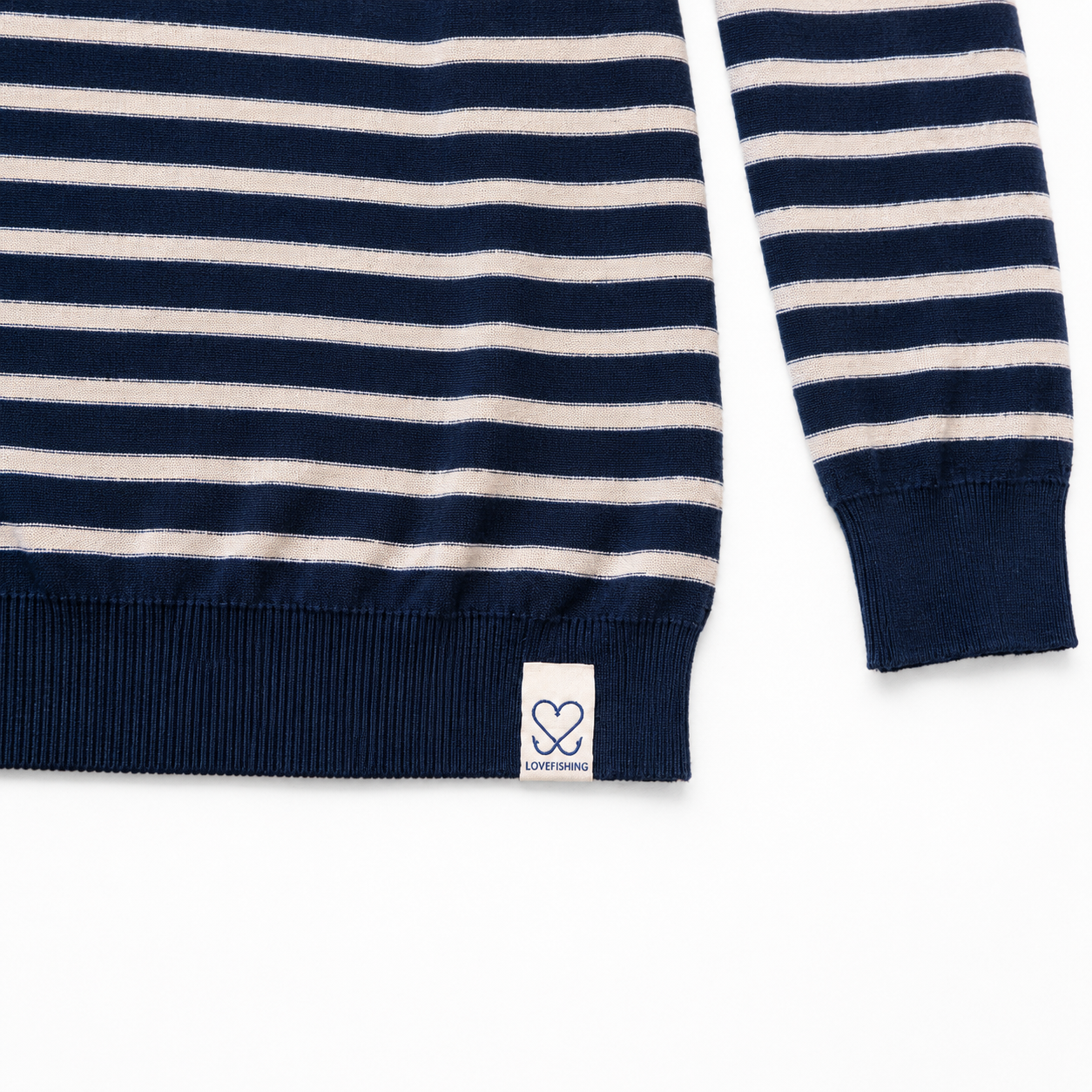 MAGLIONCINO BLU A RIGHE