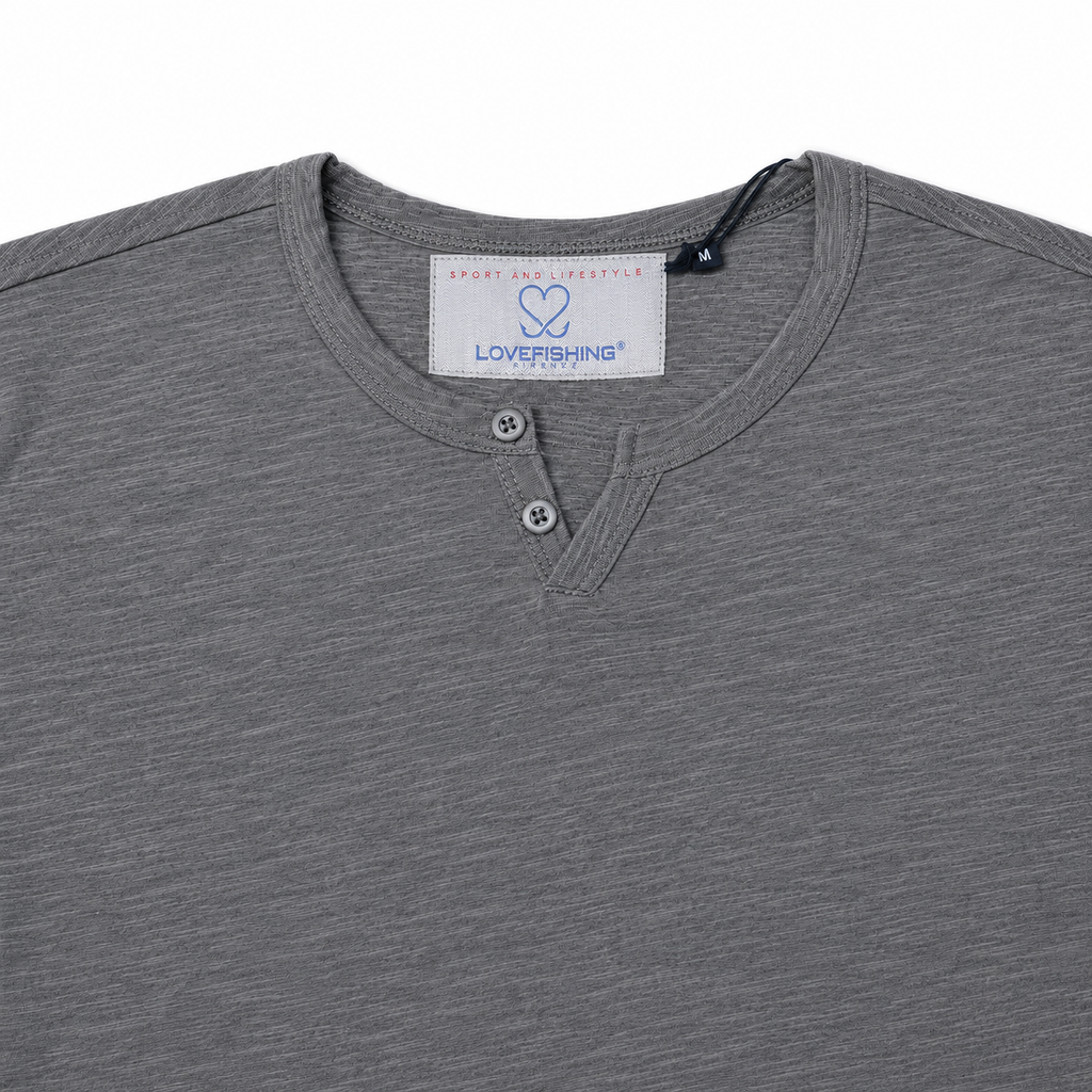 T-SHIRT GRIGIA SCOLLO V