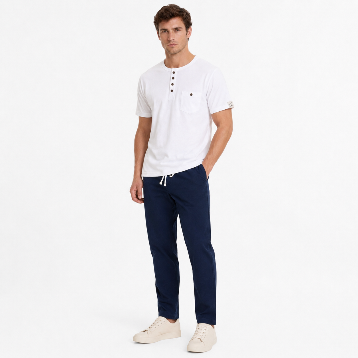 PANTALONI LUNGHI BLU