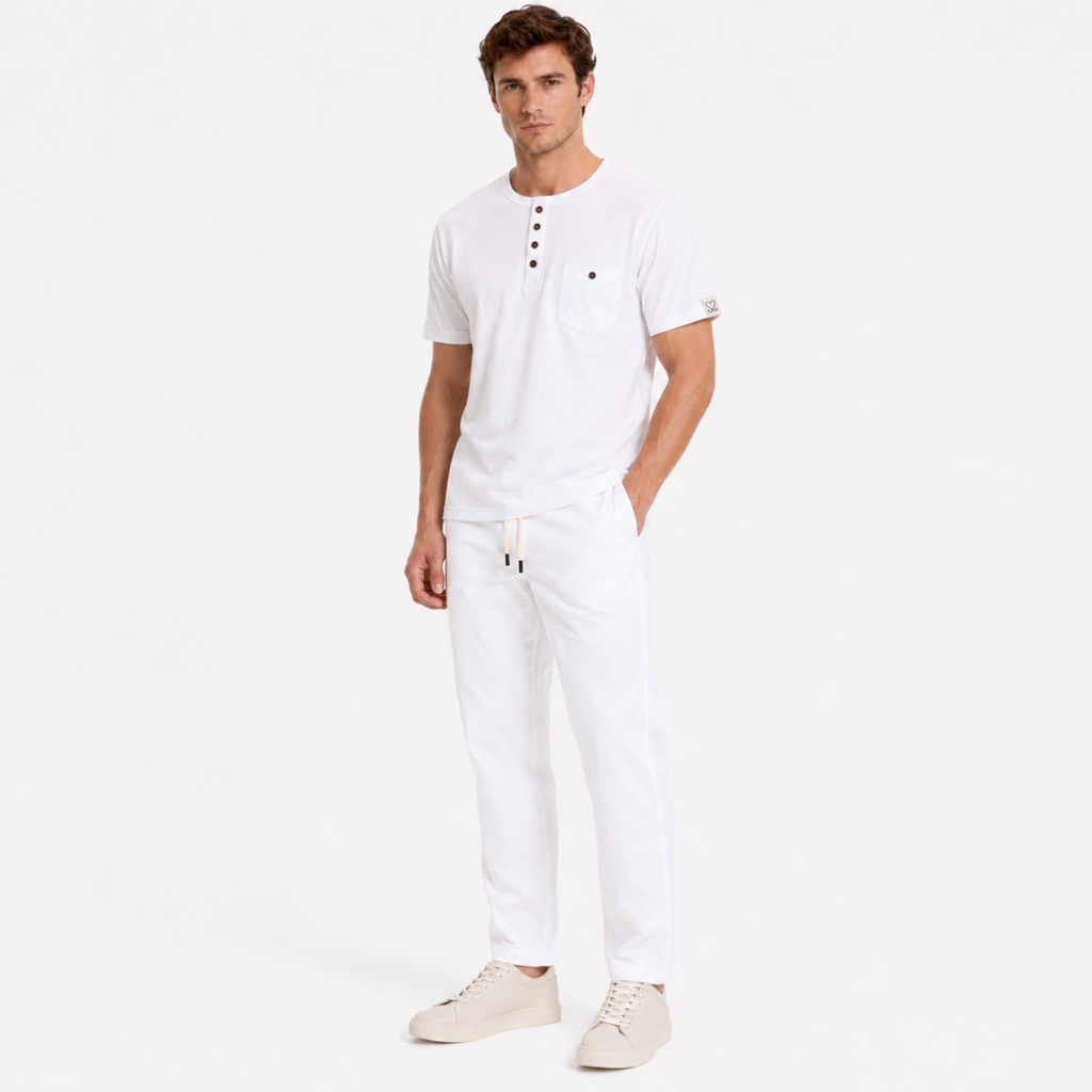 PANTALONI LUNGHI BIANCHI