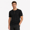 T-SHIRT BOTTONI NERA