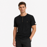 T-SHIRT BOTTONI NERA