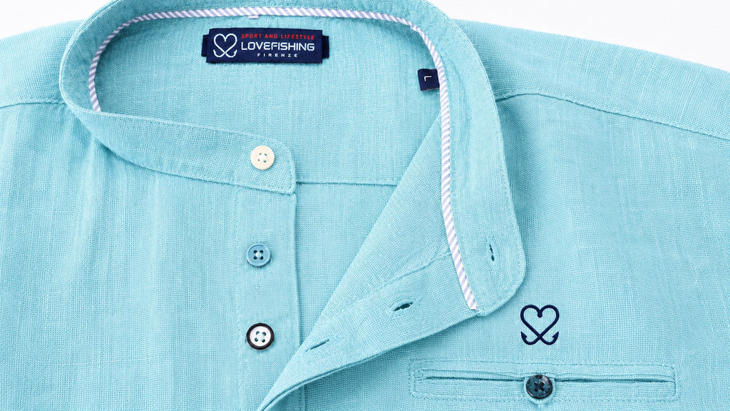 CAMICIA STAND COLLAR TAORMINA