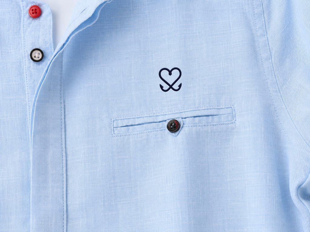 CAMICIA STAND COLLAR TAORMINA