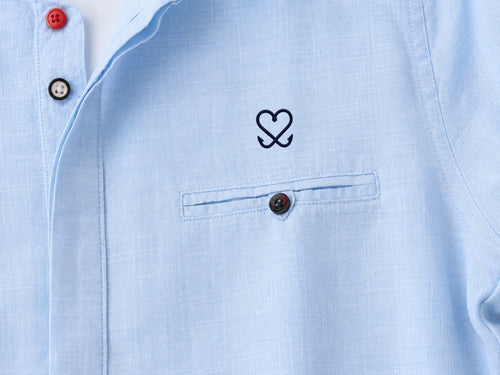 CAMICIA STAND COLLAR TAORMINA
